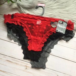 Lady Princess Intimates 3 Piece Panty Set Size L